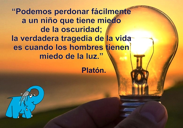Una Enseñanza de Platón sobre La Vida, en La Frase del Día del Elefante Azul de Avilés
